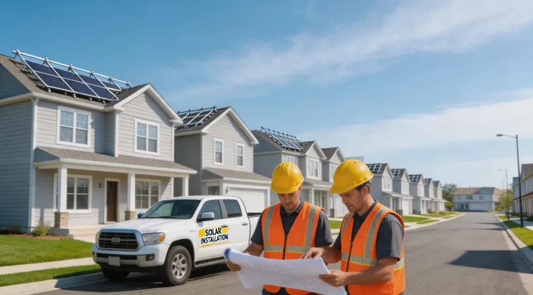 New build homes with solar