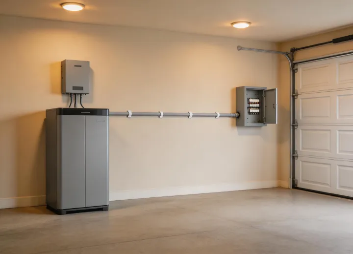 Battery backup installation