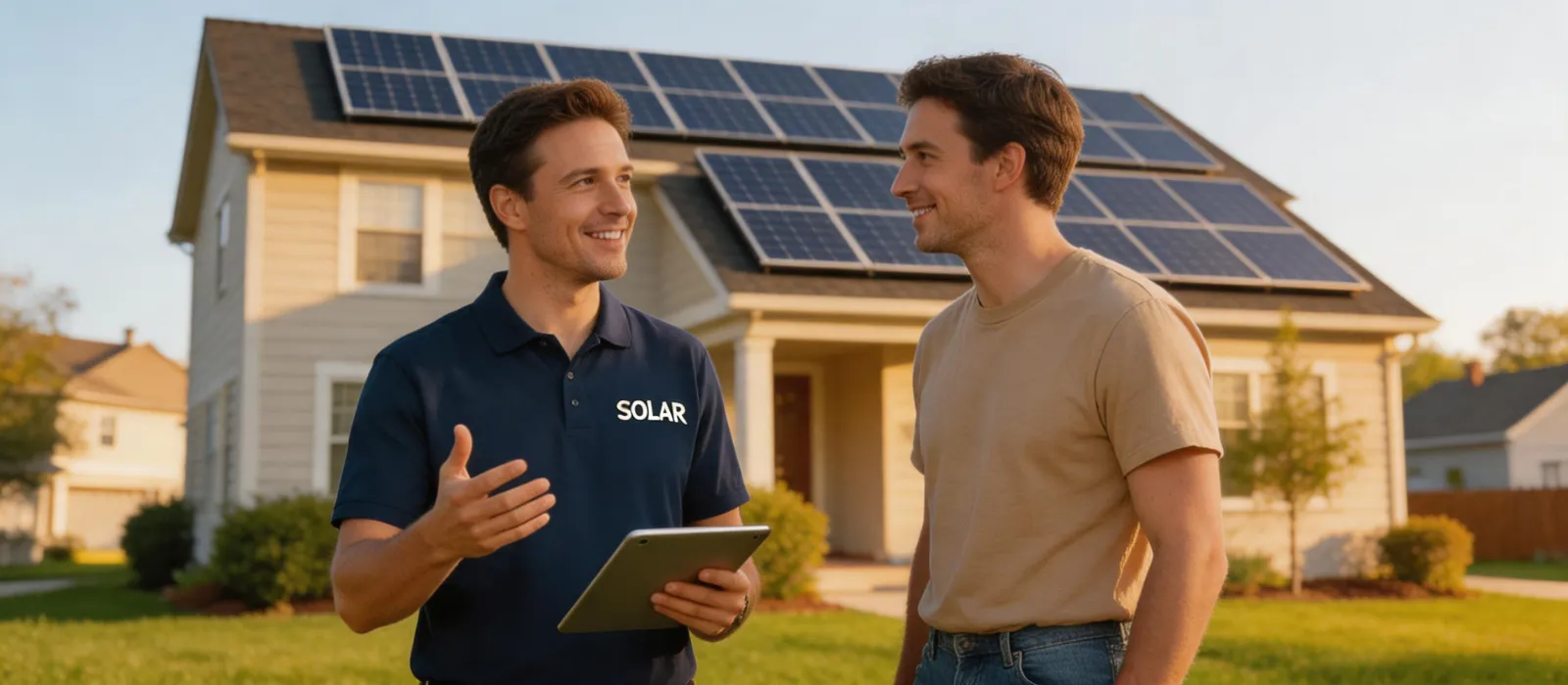 Solar advisor and installer at home